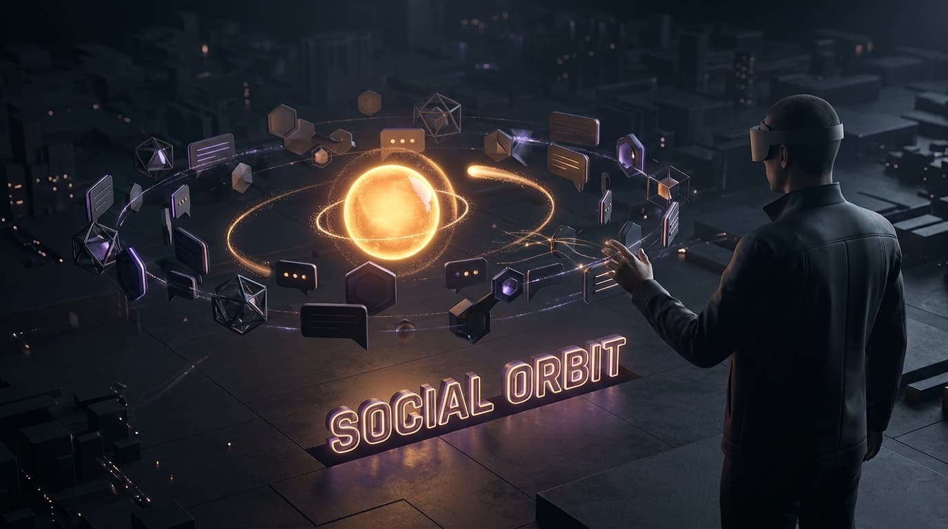 Autonomous AI bot composing social posts across a network
